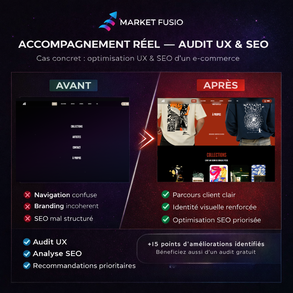 Portofolio bref audit ui ux seo