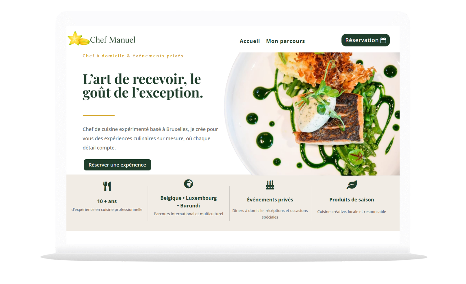Accueil pc chef manu